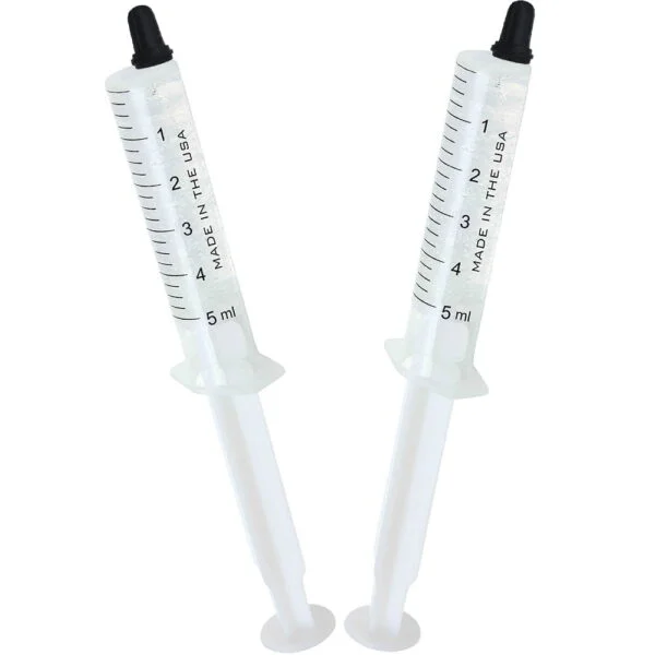 2 teeth whitening syringes