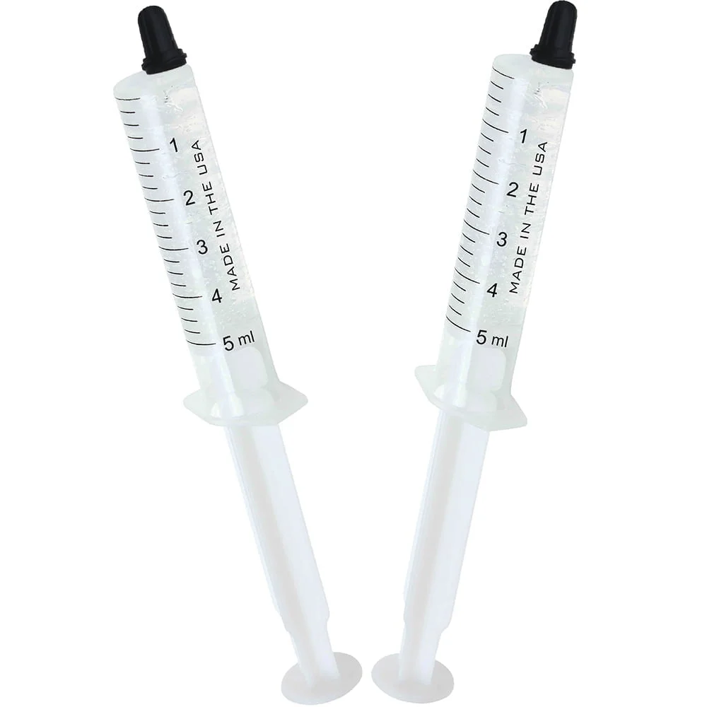 2 teeth whitening syringes